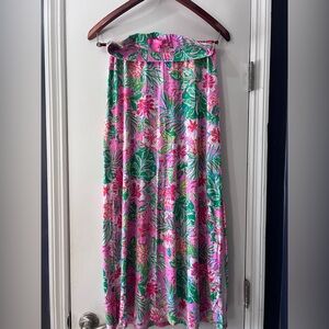 Lilly Pulitzer Vibrant Floral Maxi Skirt
